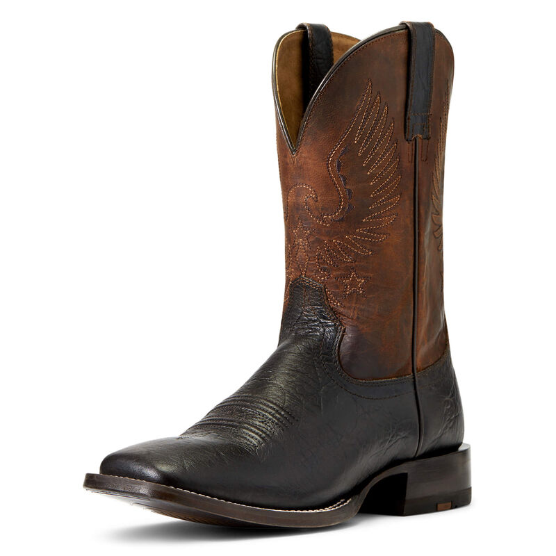 Ariat Circuit Eagle - Miesten Mustat/Ruskea Bootsit ( PYCGSA-459 )